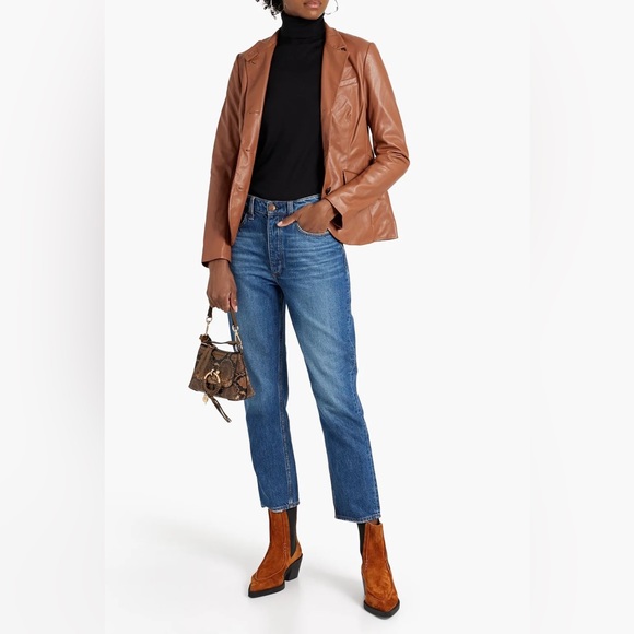 rag & bone Denim - Rag & Bone straight high rise ankle cigarette jeans